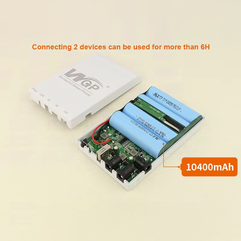 Джерело безперебійного живлення UPS WGP-103 для роутера/модему 10400 mAh - мініатюра 3