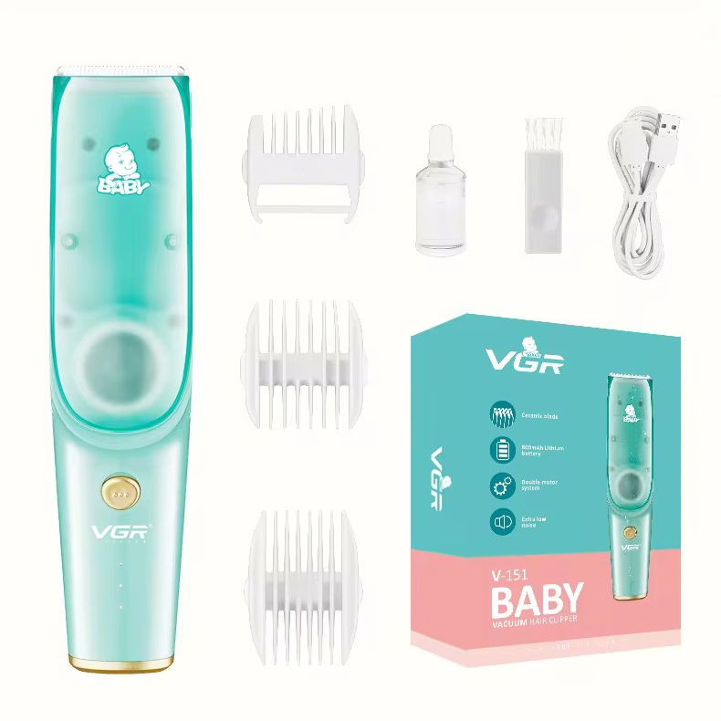 Машинка для стрижки дітей VGR V-151 Baby · Дитяча машинка – тример для стрижки м'якого волосся з низьким рівнем шуму