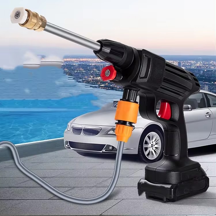 Мийка для машини з кейсом · Бездротовий водяний пістолет високого тиску · Машинне мийка на акумуляторі 48V