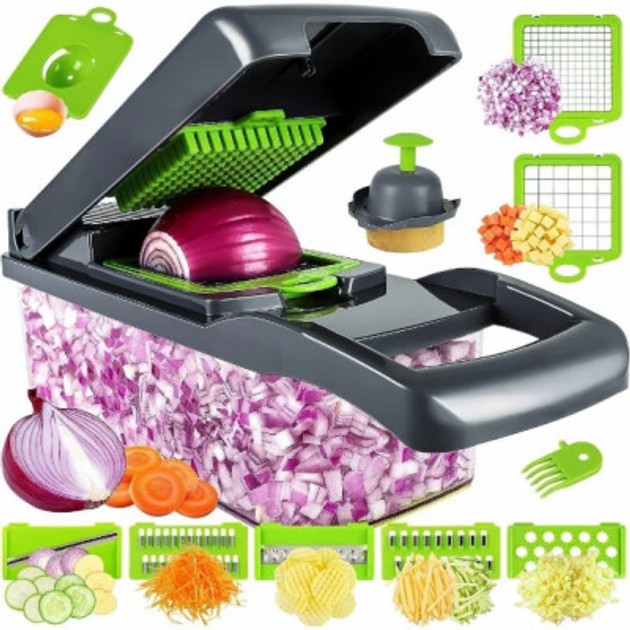 Універсальна овочерізка - мультислайсер Nicer Dicer 25 в 1 - мініатюра 5