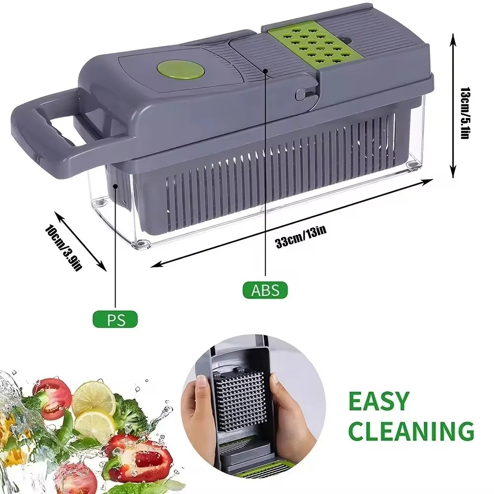 Універсальна овочерізка - мультислайсер Nicer Dicer 25 в 1 - мініатюра 6