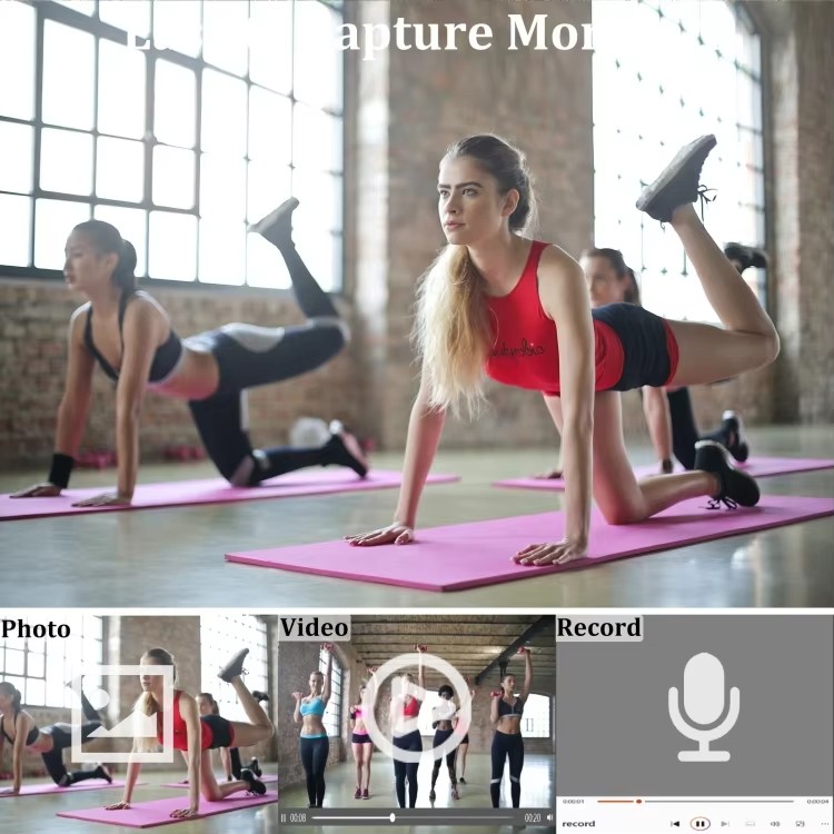 Нагрудна боді-камера L9 з дисплеєм 1.3 дюйма - мініатюра 3