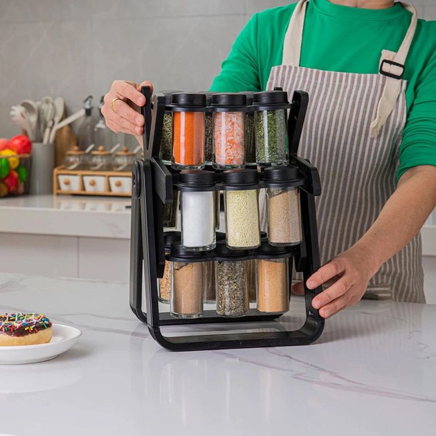 Карусель для спецій 360° Spice Rack на 18 баночок - мініатюра 3