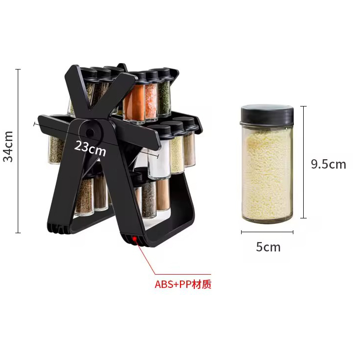 Карусель для спецій 360° Spice Rack на 18 баночок - мініатюра 6