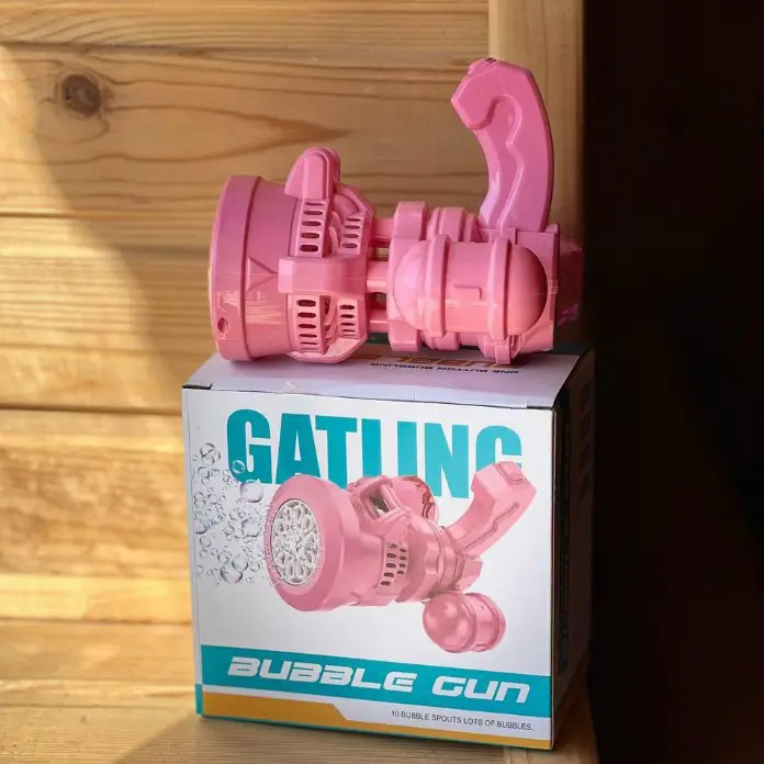 Дитячий пухирцевий пістолет Bubble Machine Toy - мініатюра 6