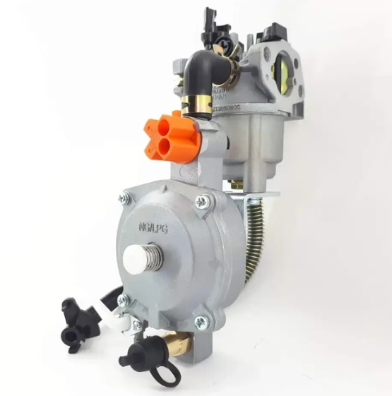 Карбюратор генератора 1.3-4.0 кВт з газовим редуктором · Карбюратор та редуктор для генераторів газ/бензин