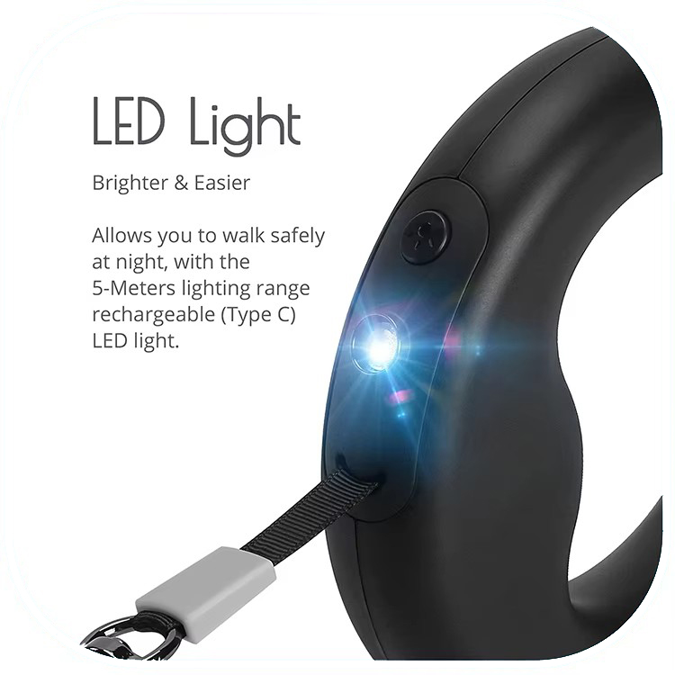 Собачий повідець SKEPPY з кільцем з LED підсвічуванням - мініатюра 3