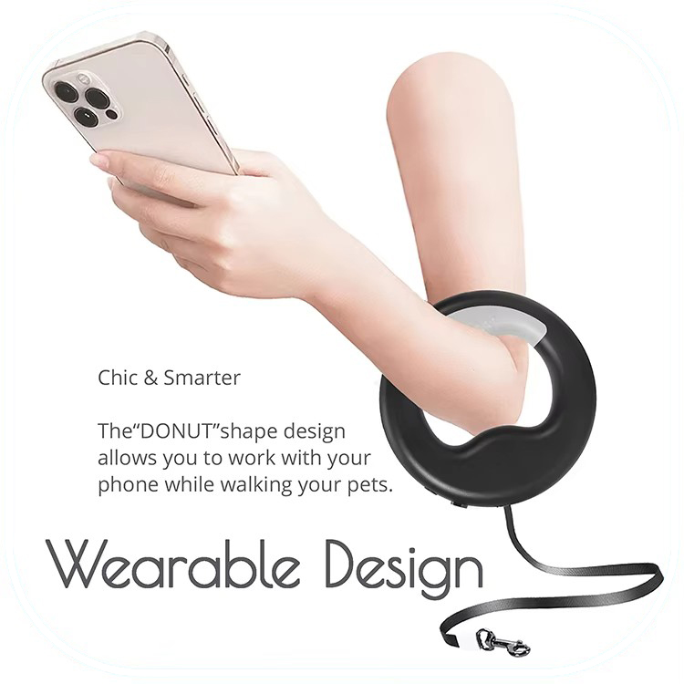 Собачий повідець SKEPPY з кільцем з LED підсвічуванням - мініатюра 5