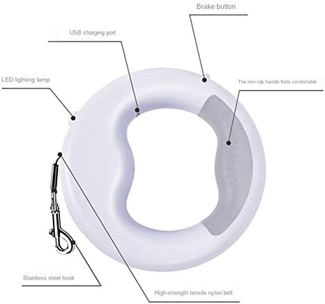 Собачий повідець SKEPPY з кільцем з LED підсвічуванням - мініатюра 6