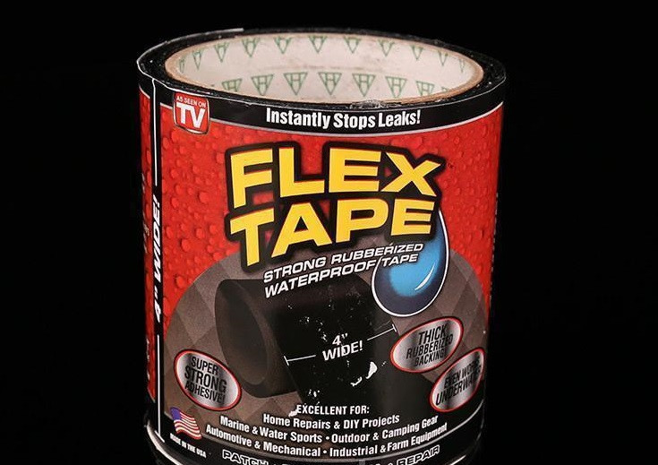 Надміцна водостійка стрічка Flex Tape Флекс Тейп - мініатюра 4
