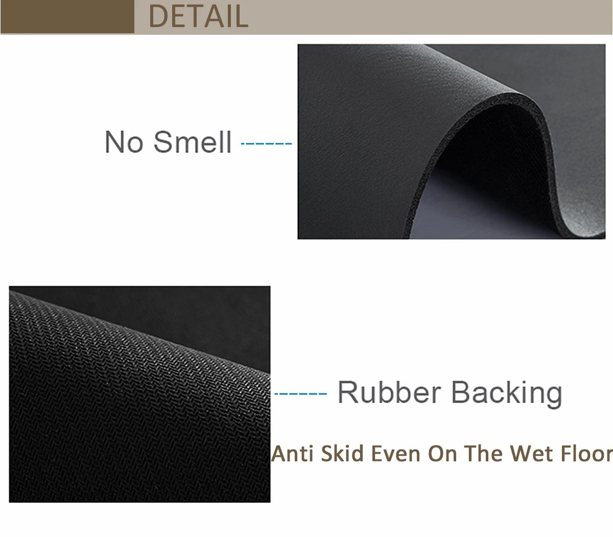 Вологовбираючий килимок для сушіння посуду, 50х40 см - мініатюра 2