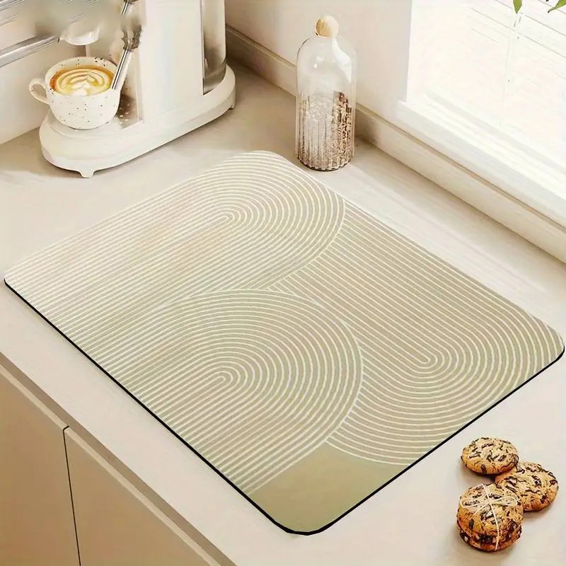 Вологовбираючий килимок для сушіння посуду, 50х40 см - мініатюра 5