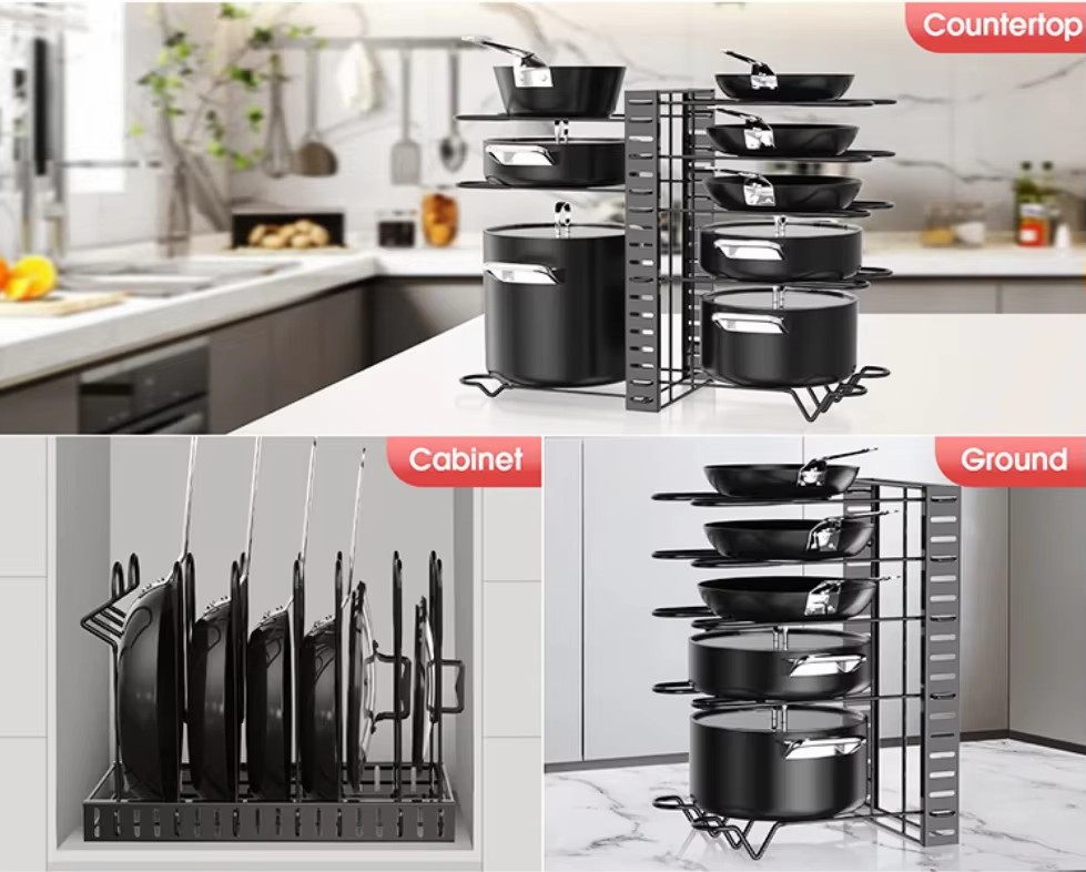 Полиця - органайзер для каструль та посуду PK-121 - мініатюра 3