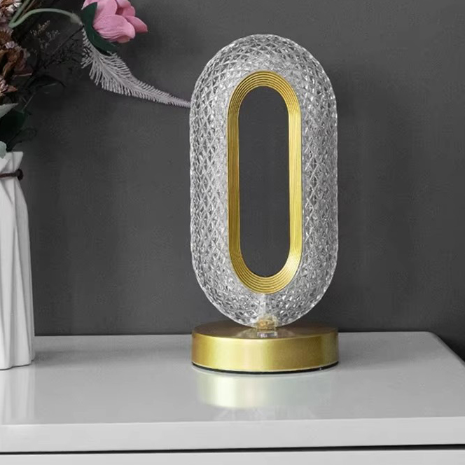 Настільний нічник – світильник із кристалами Creatice Table Lamp - мініатюра 2