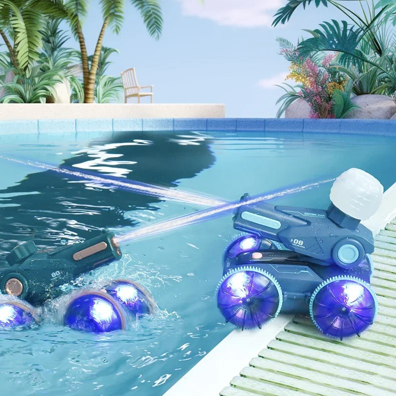 Іграшковий танк Amphibious Battle з водяною гарматою та їздою по воді - мініатюра 2