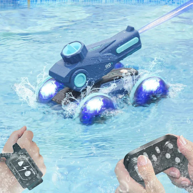 Іграшковий танк Amphibious Battle з водяною гарматою та їздою по воді - мініатюра 3