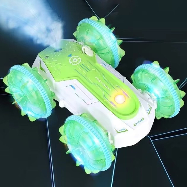 Трюкова машинка – перевертень Amphibious Stunt на пульті ДУ з функціями руху по воді, ефектом диму та підсвічуванням - мініатюра 4