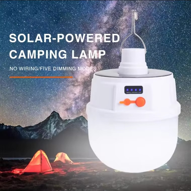Аварійна лампа з гачком Solar Emergency Charging Lamp 2022 - мініатюра 4