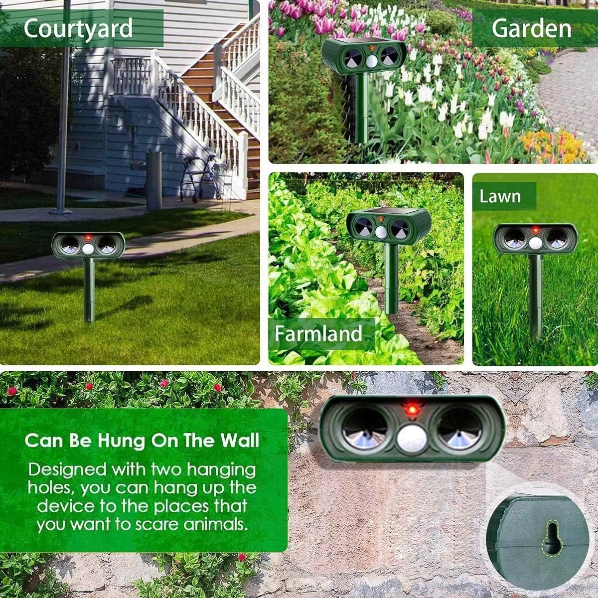 Відлякувач тварин на сонячній батареї HC19 - мініатюра 4