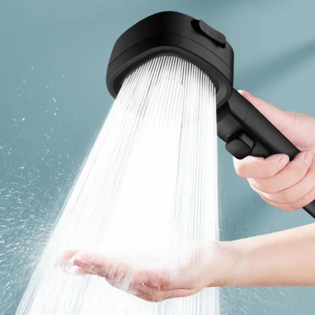Насадка для душу Quadro Shower Head з 4 режимами та фільтром - мініатюра 2