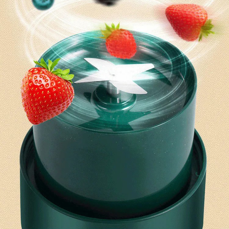 Ручний міні блендер – шейкер JUICER K9 для свіжих соків та смузі Портативний електричний бездротовий соковитискач у склянці - мініатюра 3