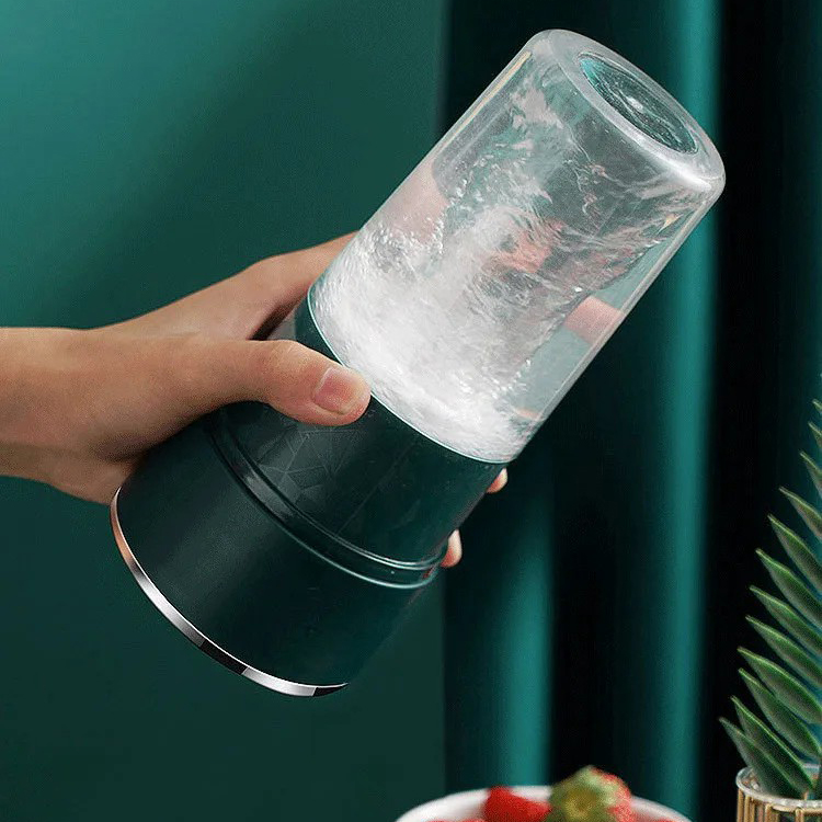 Ручний міні блендер – шейкер JUICER K9 для свіжих соків та смузі Портативний електричний бездротовий соковитискач у склянці - мініатюра 5