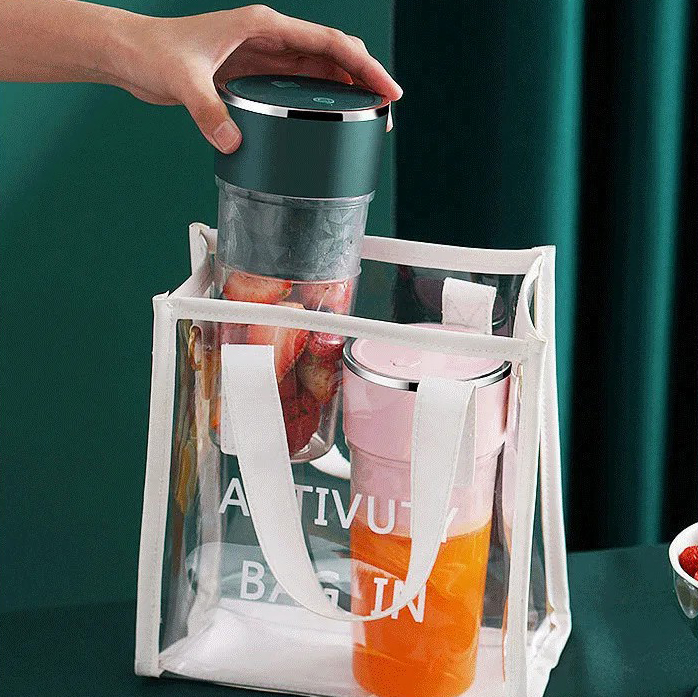 Ручний міні блендер – шейкер JUICER K9 для свіжих соків та смузі Портативний електричний бездротовий соковитискач у склянці - мініатюра 6