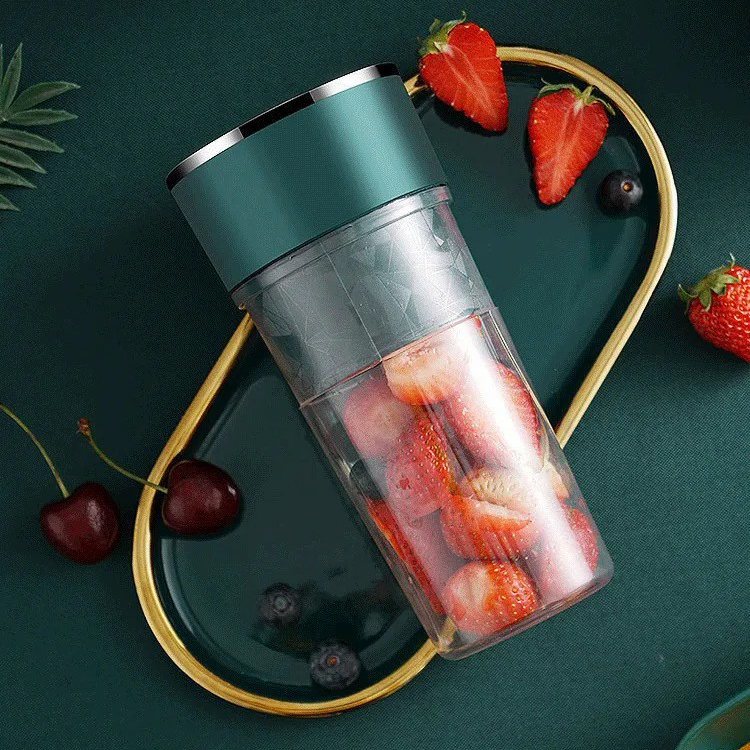 Ручний міні блендер – шейкер JUICER K9 для свіжих соків та смузі Портативний електричний бездротовий соковитискач у склянці - мініатюра 7