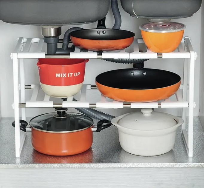 Розсувна полиця для кухні / ванної кімнати Kitchen Rack 588 - мініатюра 3