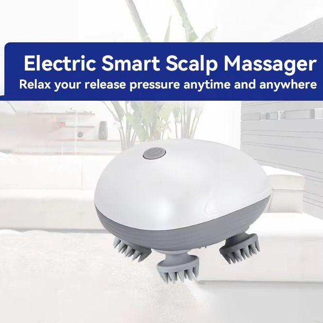 Бездротовий масажер для глибокого масажу голови Smart Scalp Massager - мініатюра 5