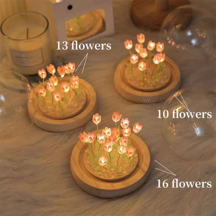 Декоративний нічник Тюльпани - мініатюра 3