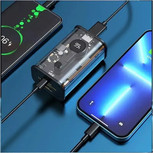 Зовнішній акумулятор Power Bank KP-25 - мініатюра 2