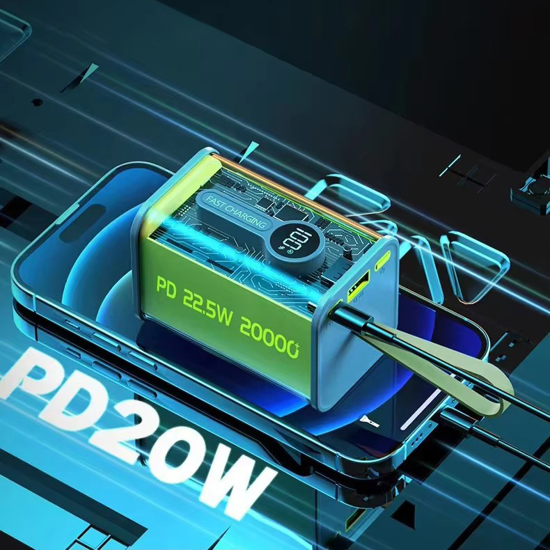 Зовнішній акумулятор Power Bank KP-25 - мініатюра 5