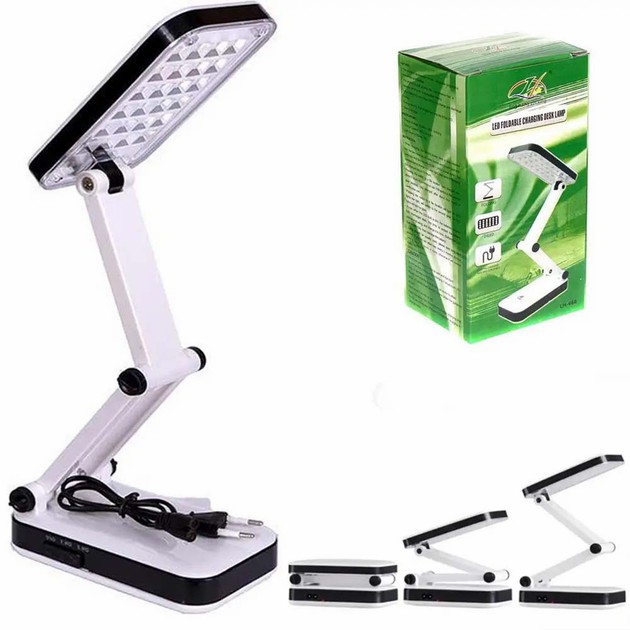 Настільна складана лампа DP LED-666 з вбудованим акумулятором - мініатюра 5