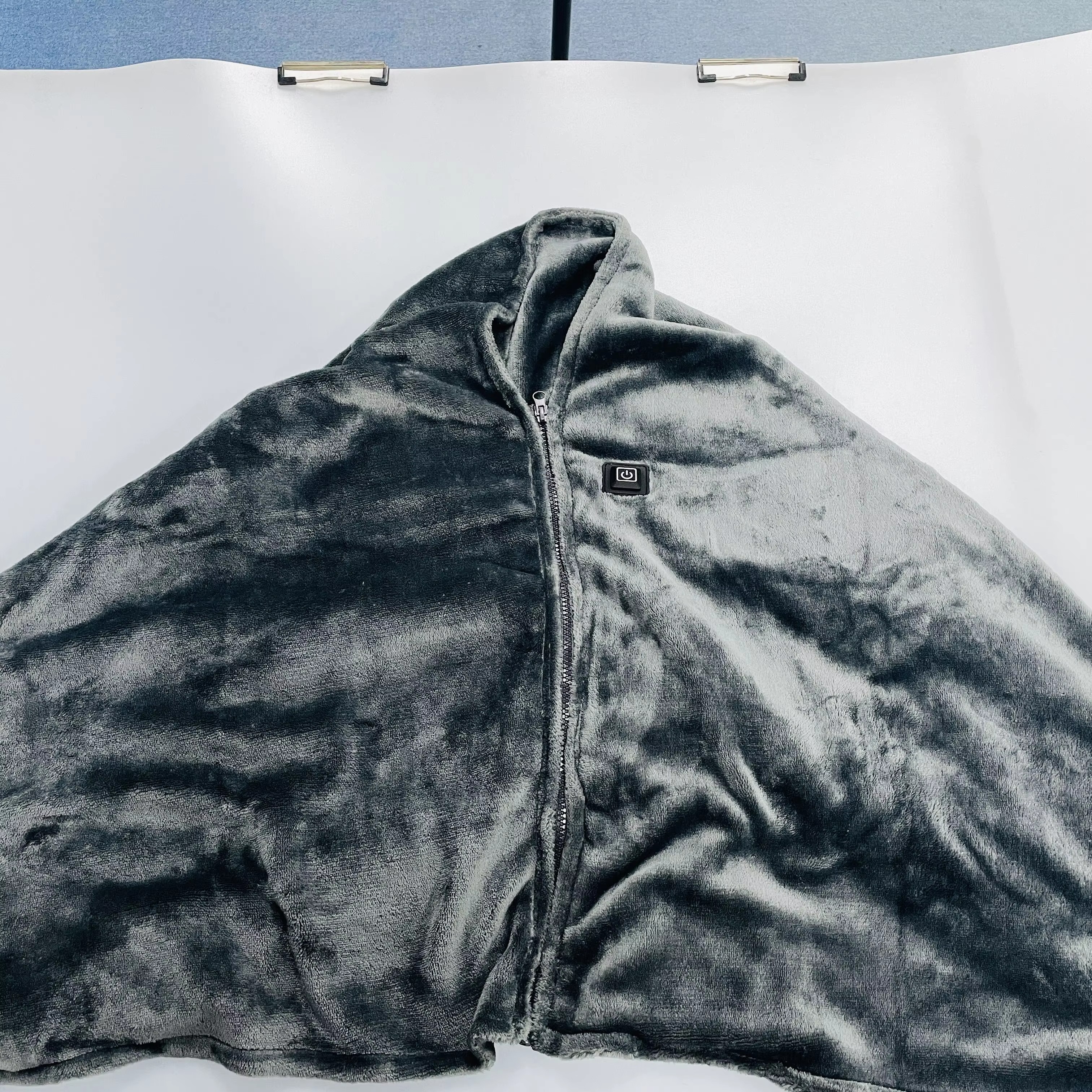 Толстовка - плед з підігрівом USB - мініатюра 4