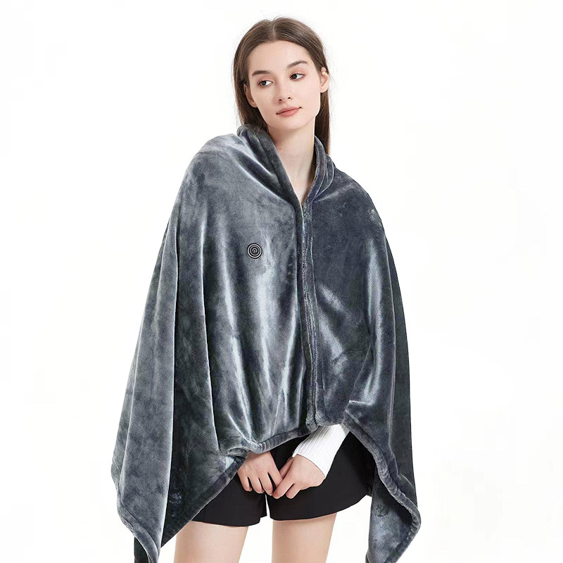 Толстовка - плед з підігрівом USB - мініатюра 9