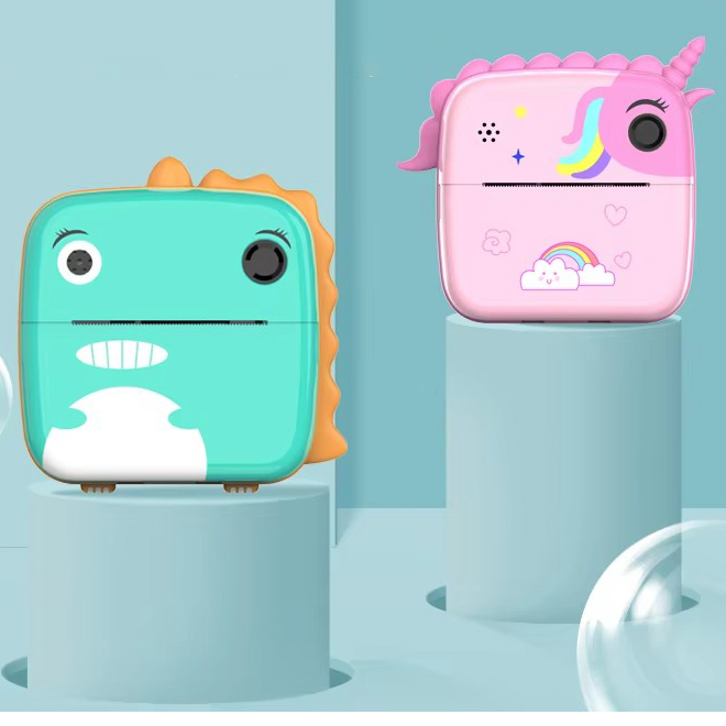 Дитячий фотоапарат з миттєвим друком Єдиноріг / Дракон - мініатюра 2