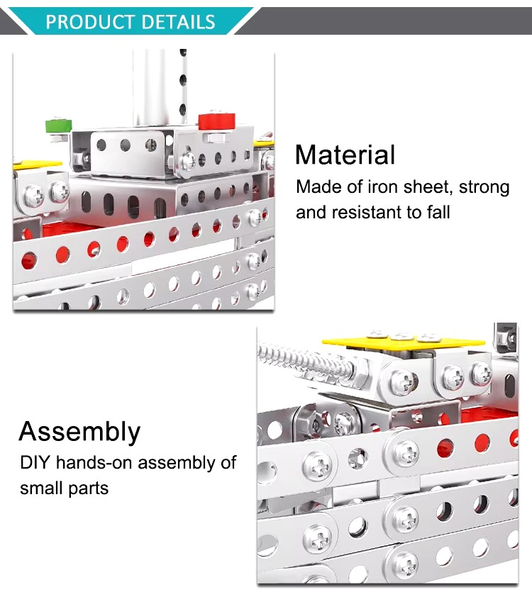 Конструктор металевий Корабель X688-1 - мініатюра 3
