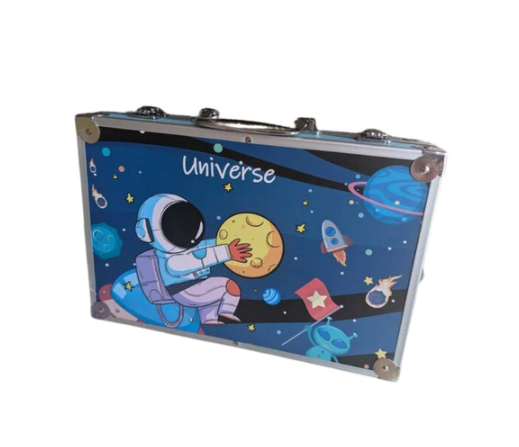 Набір для творчості "Астронавт" 145 предметів у металевому кейсі - мініатюра 3