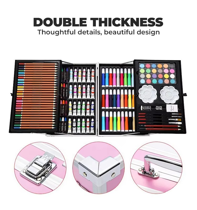 Набір для творчості "Астронавт" 145 предметів у металевому кейсі - мініатюра 4