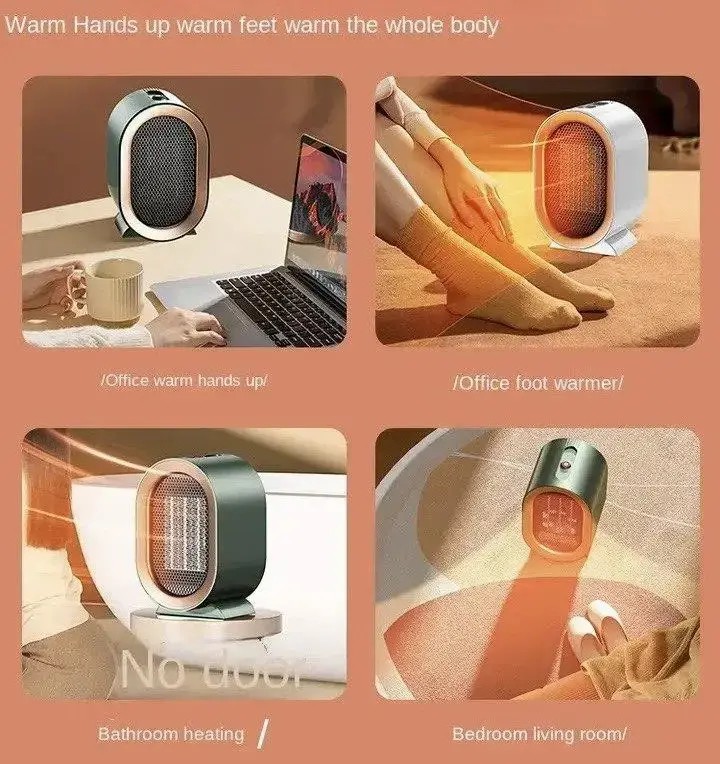 Портативний обігрівач AIR HEATER 1200W - мініатюра 6