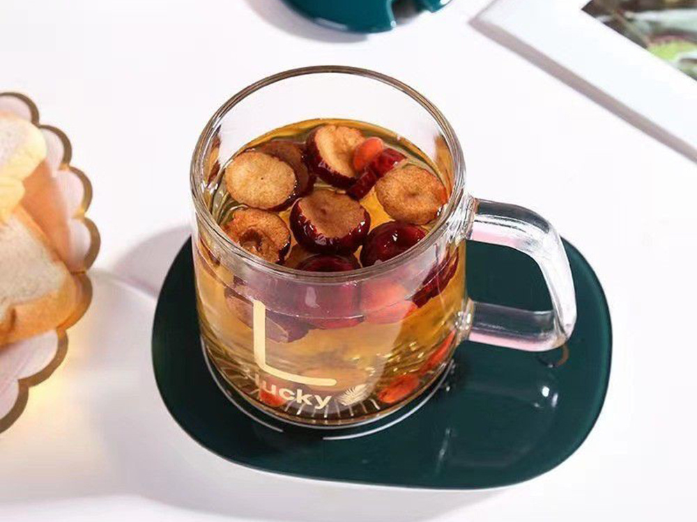 Підставка для чашки з постійною температурою 55° Теплий килимок для підігріву чаю, кави, дитячого харчування - мініатюра 5