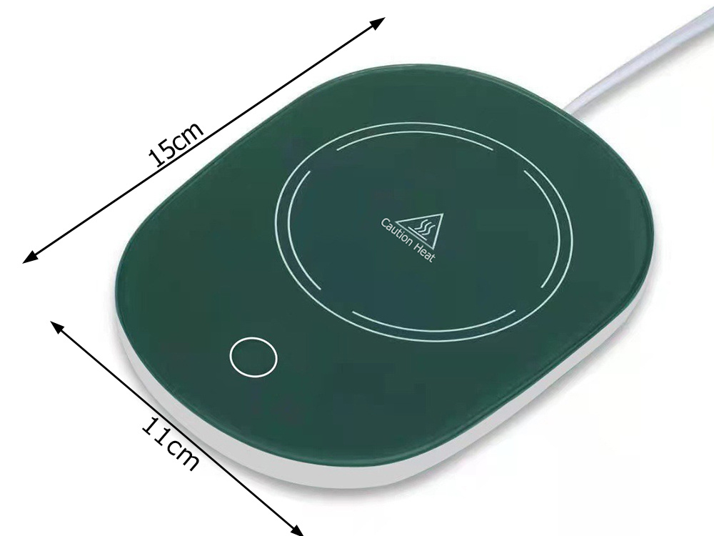 Підставка для чашки з постійною температурою 55° Теплий килимок для підігріву чаю, кави, дитячого харчування - мініатюра 8