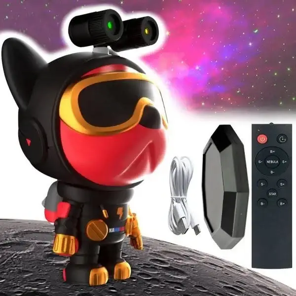 Лазерний проектор - нічник Собака-астронавт Nebula Dog Projector ∙ Проекція космосу та зоряного неба