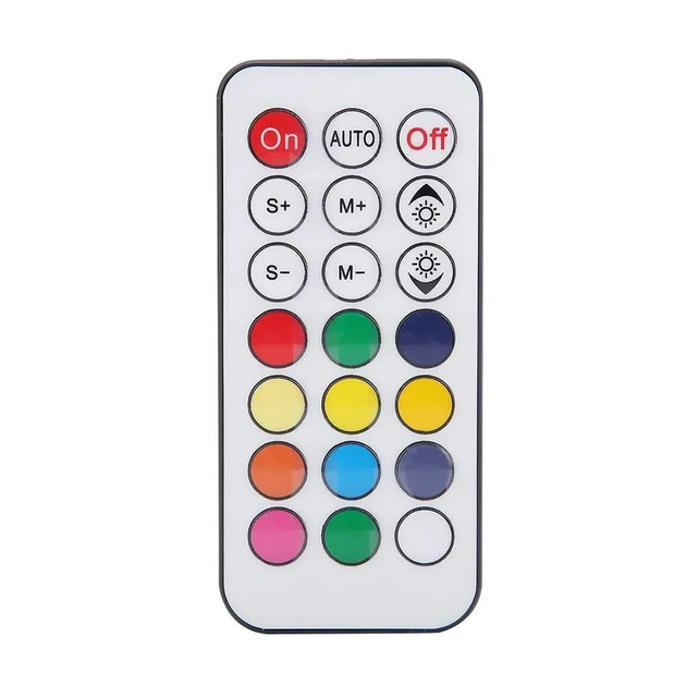 Кутова RGB лампа з пультом керування - мініатюра 5