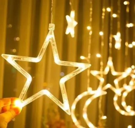 Гірлянда світлодіодна штора зорепад 2.5 метра ∙ LED LIGHT Штора, 8 режимів - мініатюра 3