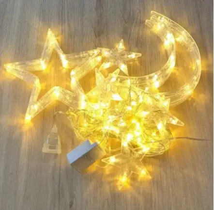 Гірлянда світлодіодна штора зорепад 2.5 метра ∙ LED LIGHT Штора, 8 режимів - мініатюра 5