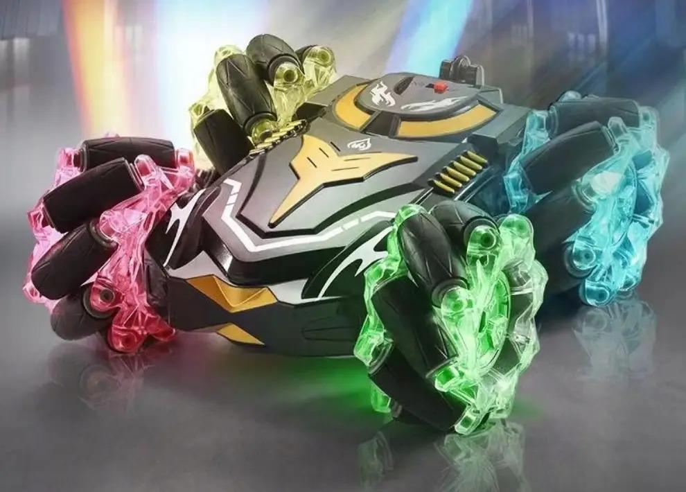 Трюкова машинка – перевертень на пульті керування Stunt Car H-6010 ∙ Танк – всюдихід з джойстиком та підсвічуванням коліс - мініатюра 2