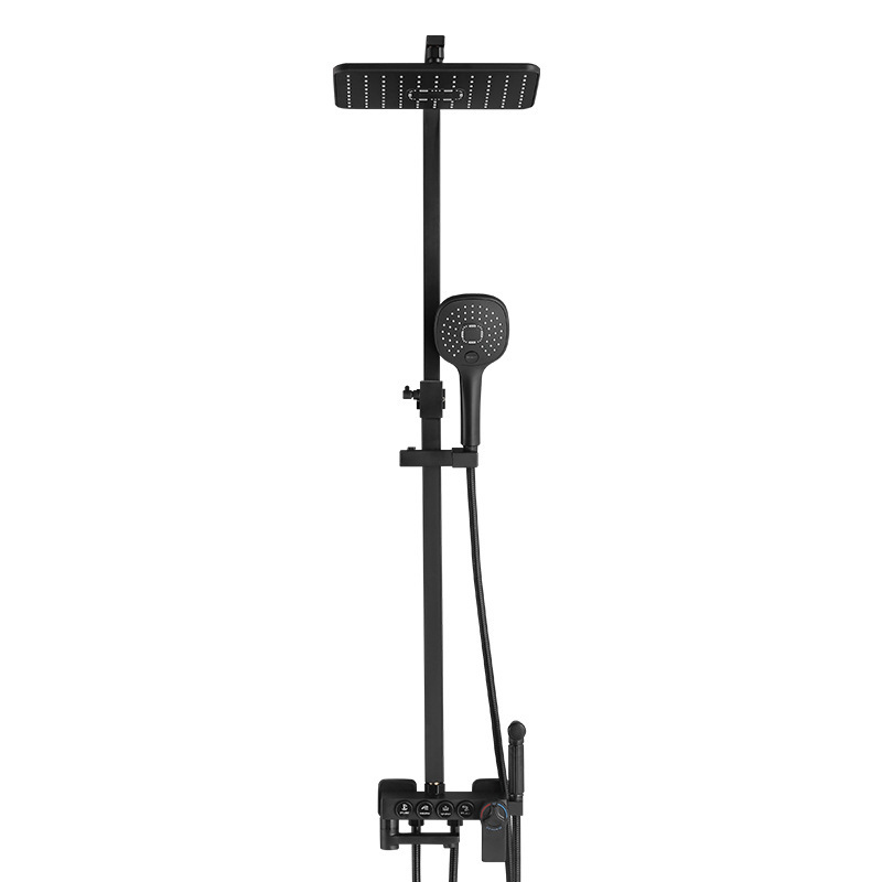 Душ у ванну з нержавіючої сталі з тропічним душем з різними режимами роботи ∙ Тропічний душ з багатофункціональним змішувачем і біде (3561) - мініатюра 3