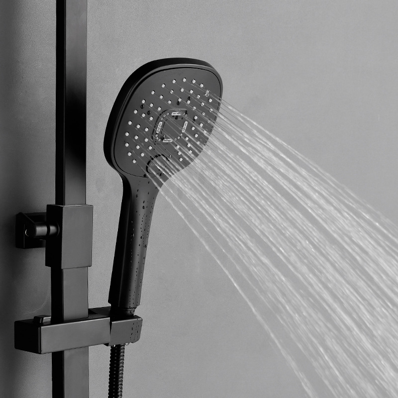 Душ у ванну з нержавіючої сталі з тропічним душем з різними режимами роботи ∙ Тропічний душ з багатофункціональним змішувачем і біде (3561) - мініатюра 5
